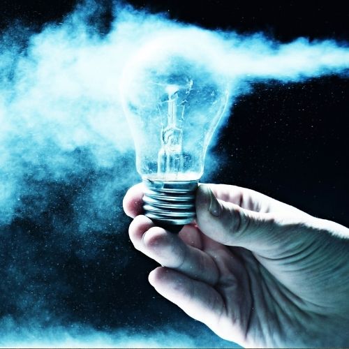 Llenado de lámparas con argón